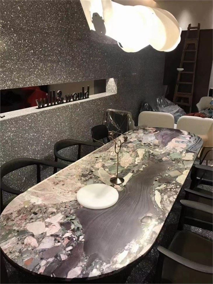 Opera D'Arte Marble Kitchen Island